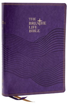 NKJV The Breathe Life Holy Bible: Faith in Action (NKJV, Purple Leathersoft, Red Letter, Comfort Print) 9780785263562
