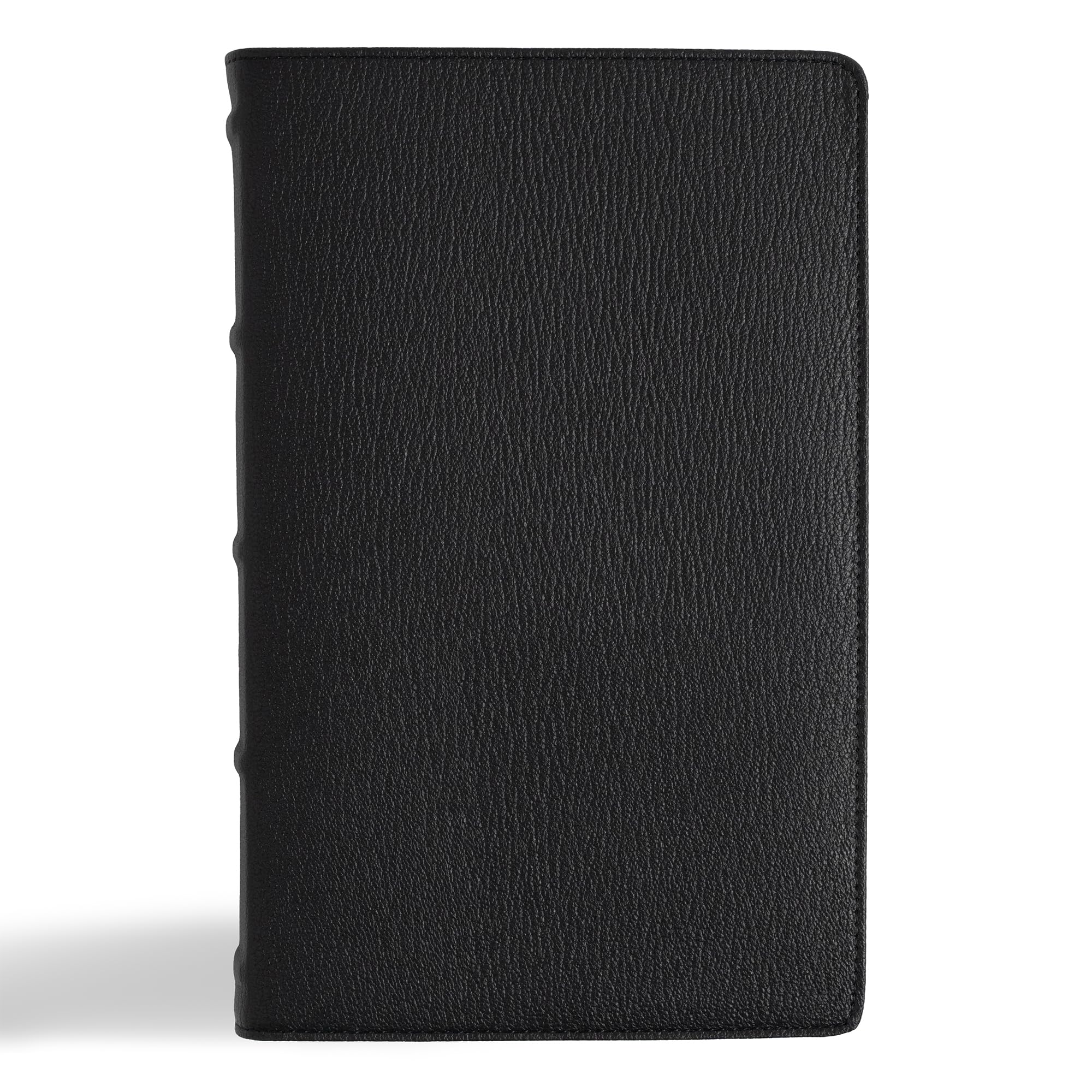 NASB Single-Column Personal Size Bible, Holman Handcrafted Collection, Black Premium Goatskin 9798384502050