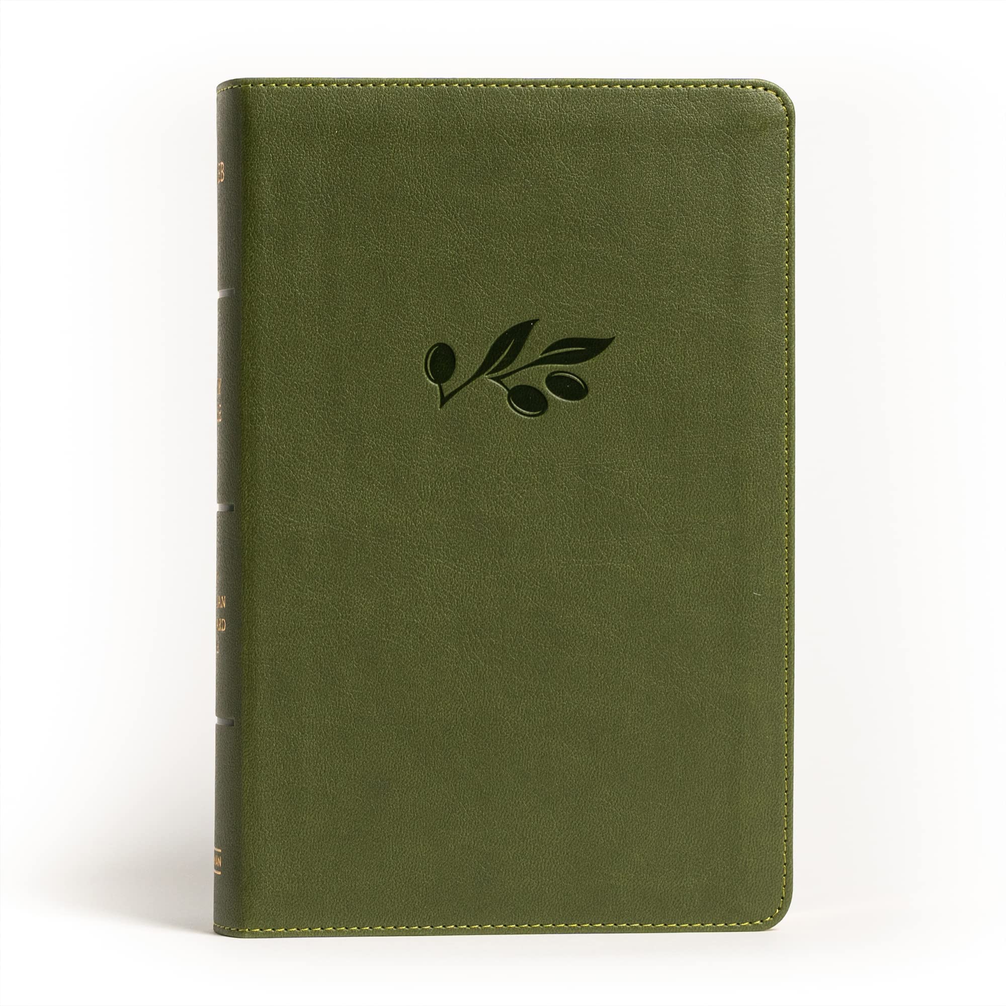 NASB Large Print Personal Size Reference Bible, Olive LeatherTouch 9781087756264