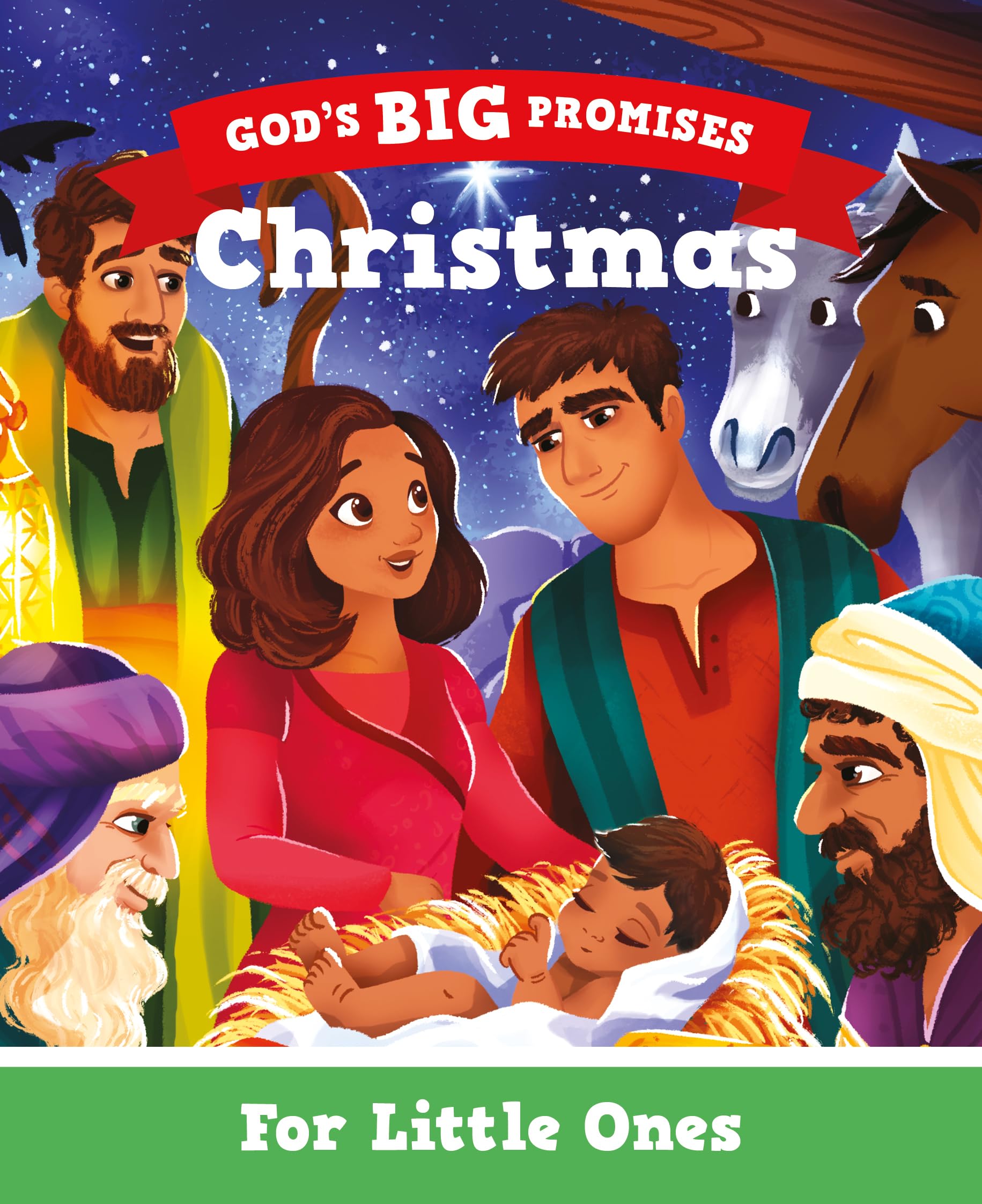 Christmas for Little Ones: God’s Big Promises (Illustrated Bible Story of Jesus’ Birth for Toddlers and Preschoolers Ages 1-3) 9781802541021