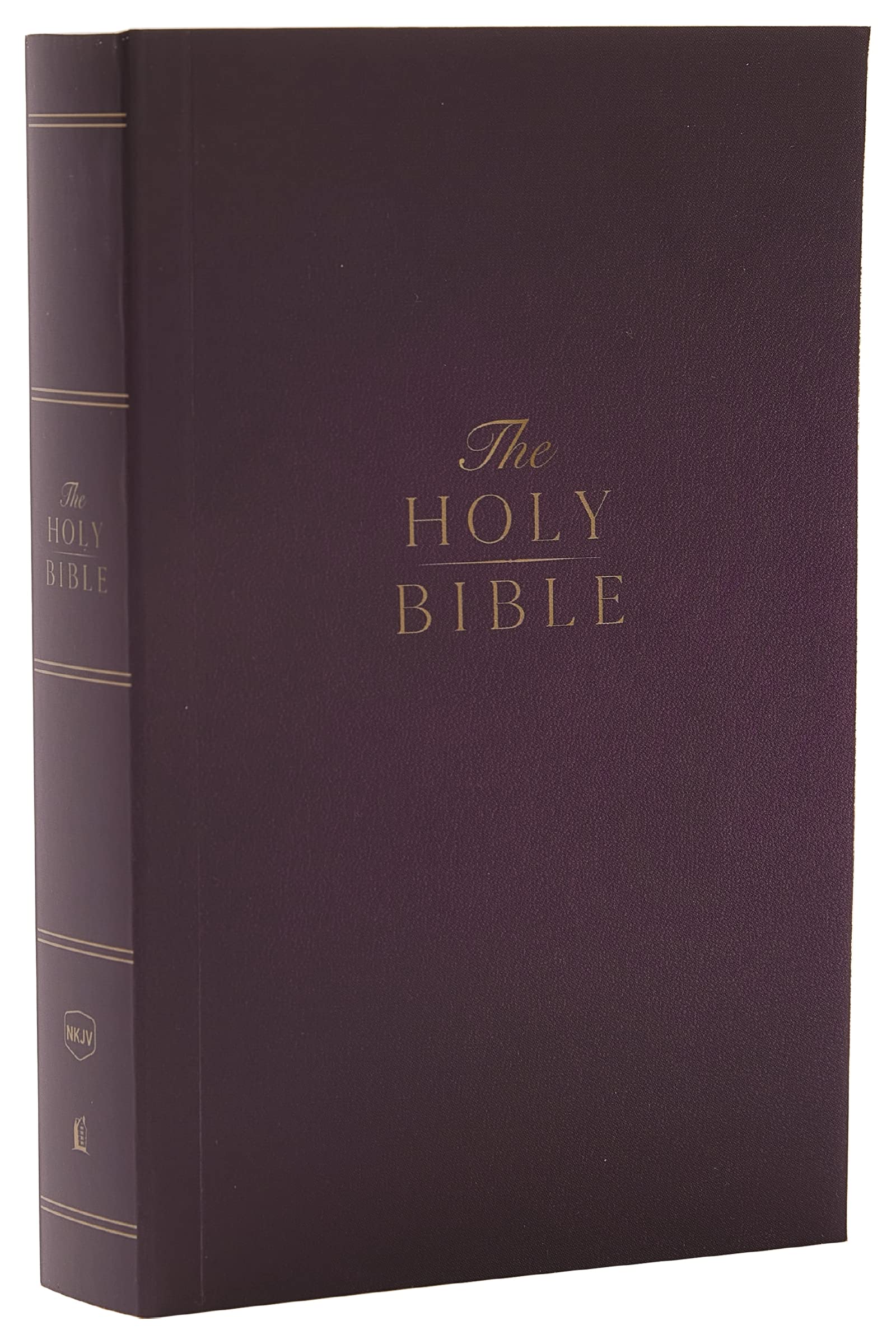 NKJV Compact Paragraph-Style Bible w/ 43,000 Cross References, Purple Softcover, Red Letter, Comfort Print 9781400333295