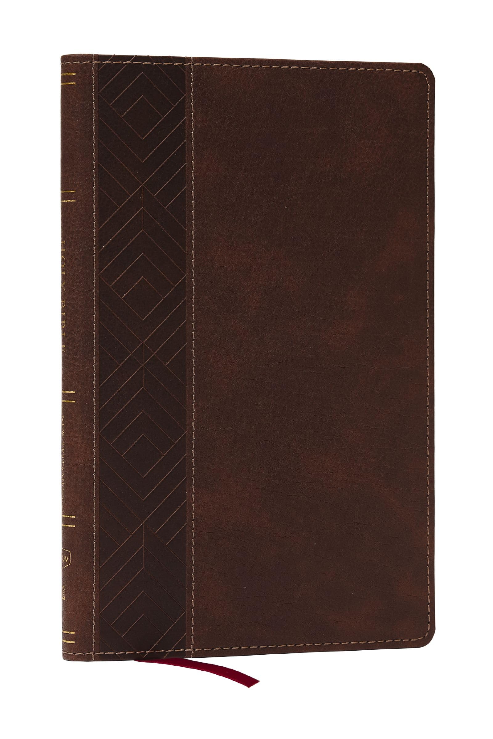 KJV Personal Size New Testament, Brown Leathersoft, Red Letter, Comfort Print 9781400350063
