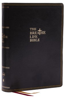 NKJV The Breathe Life Holy Bible: Faith in Action (Black Leathersoft, Red Letter, Comfort Print) 9780785263357