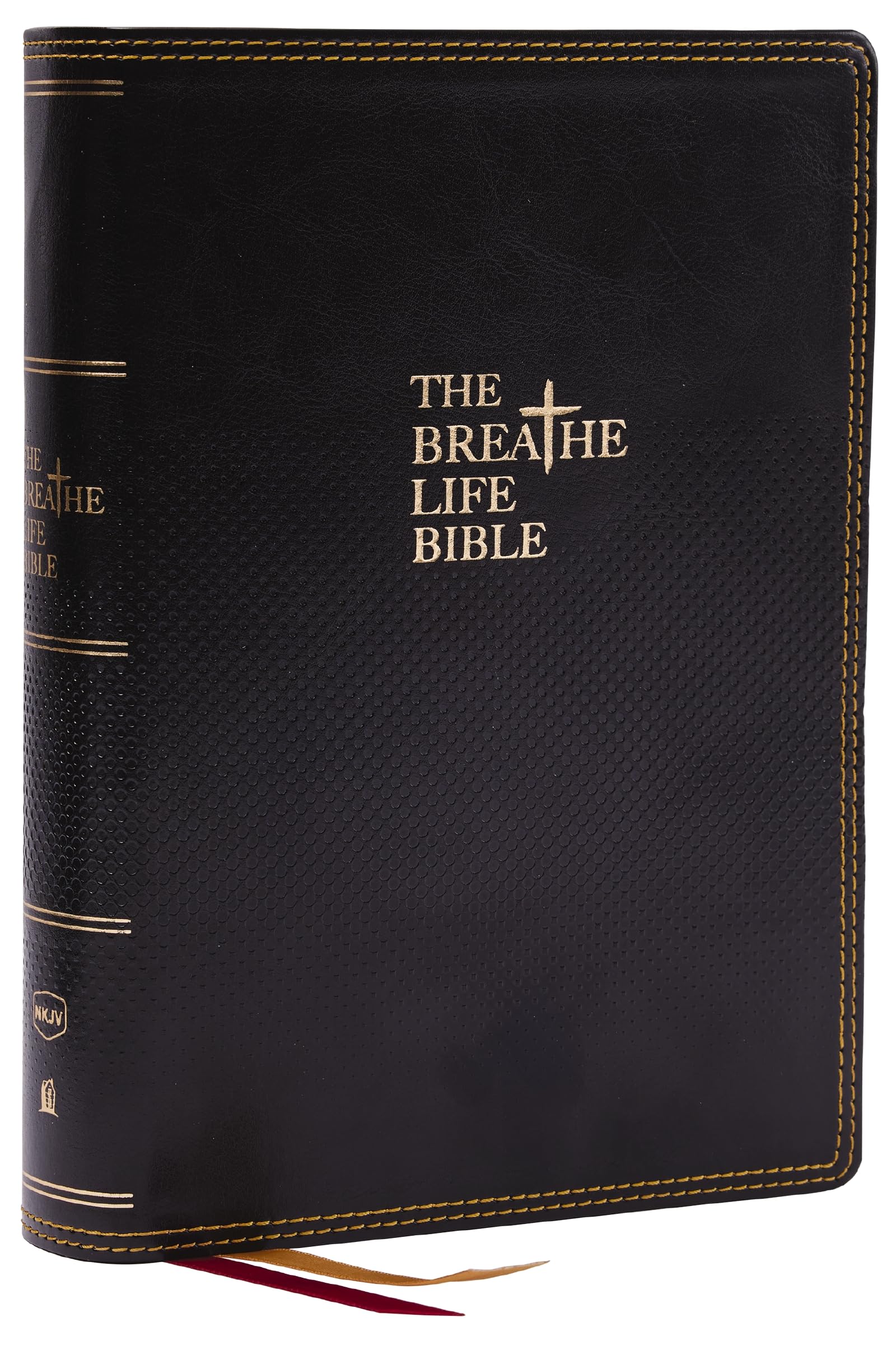 NKJV The Breathe Life Holy Bible: Faith in Action (Black Leathersoft, Thumb Indexed, Red Letter, Comfort Print) 9780785263364