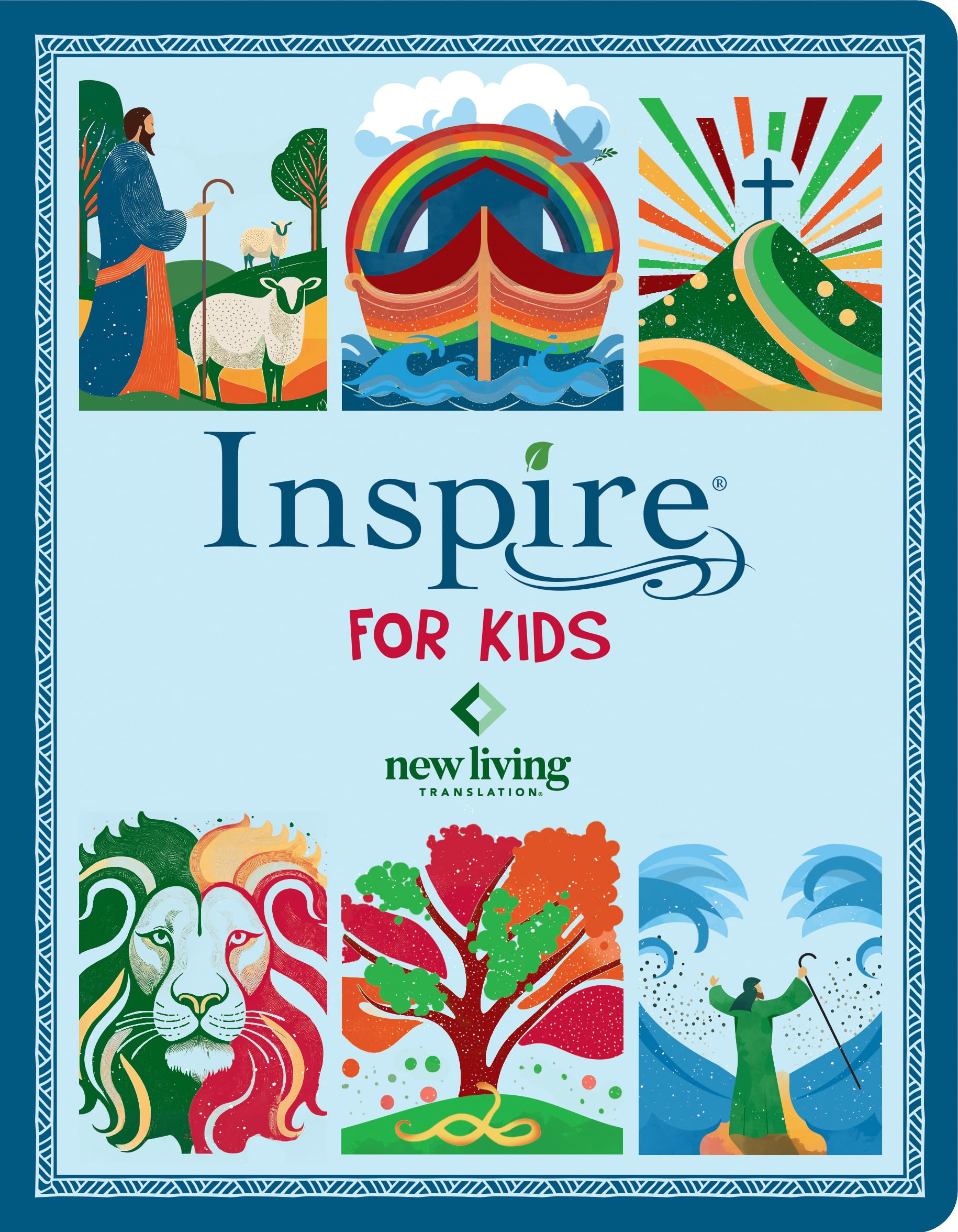 NLT Inspire Bible for Kids (Softcover): The Bible for Coloring & Creative Journaling 9781496484697