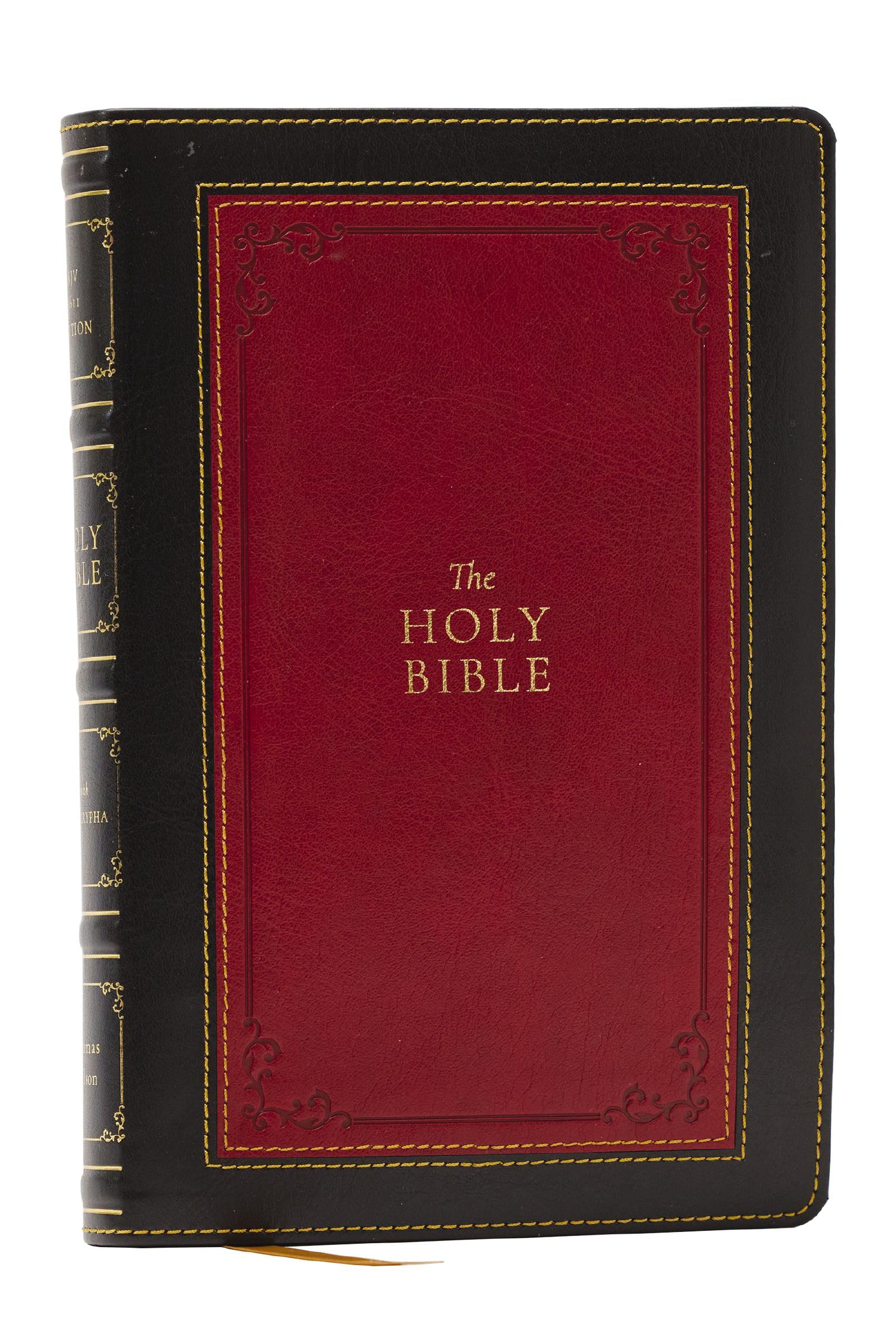 KJV with Apocrypha 1611, Black Leathersoft: Holy Bible 9781400349432