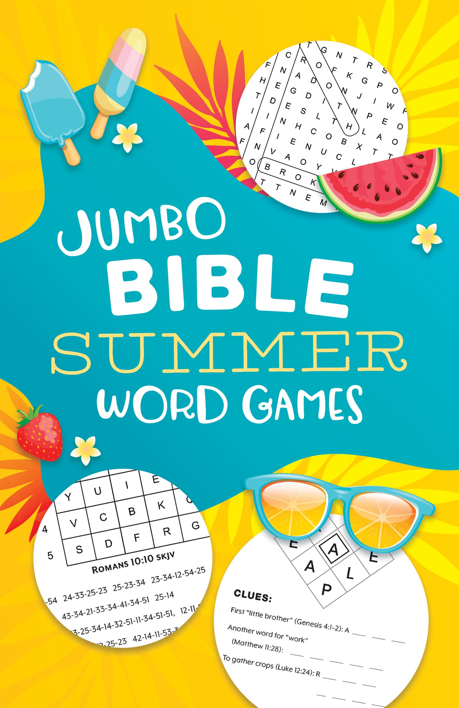 Jumbo Bible Summer Word Games 9781636098173