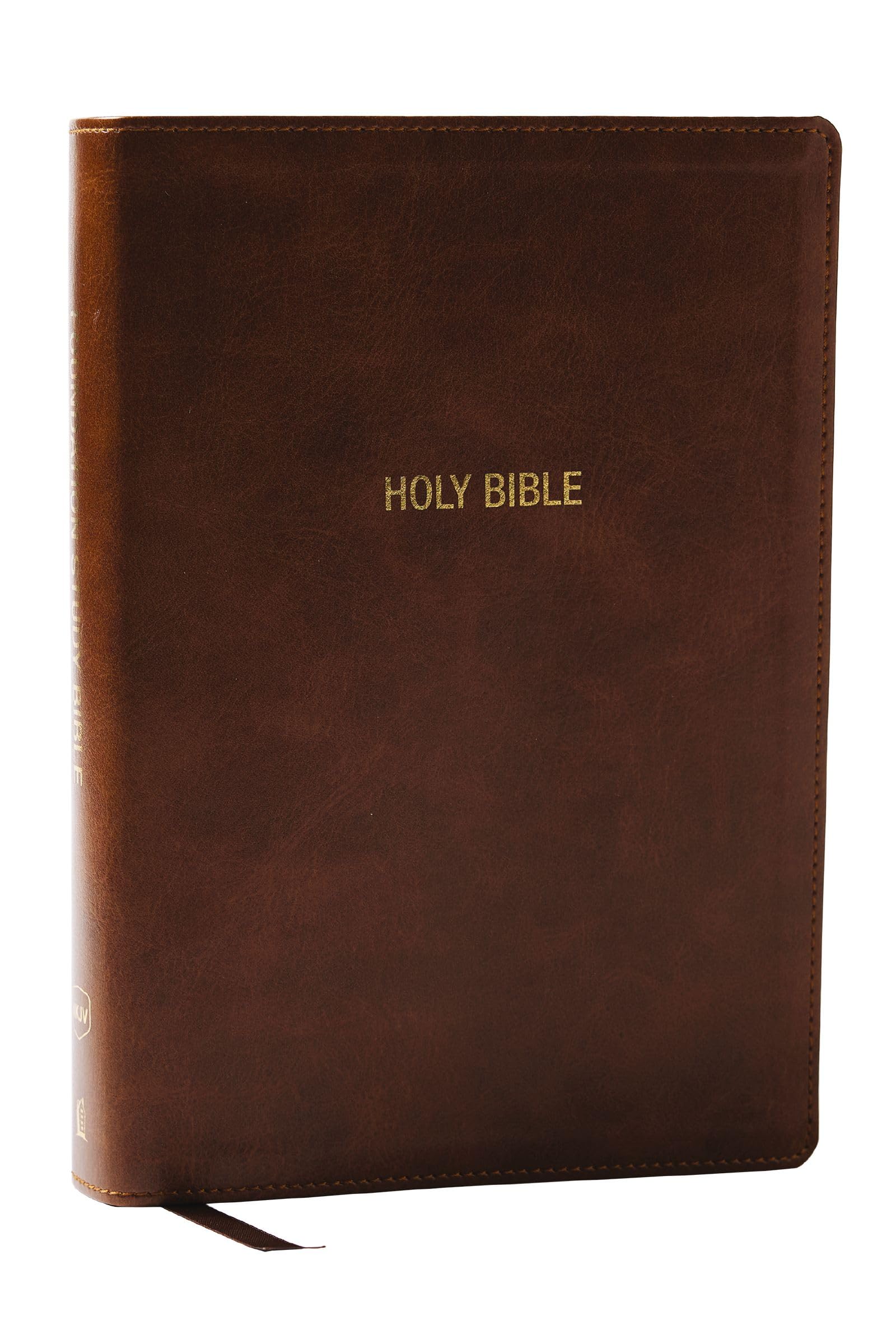 NKJV Foundation Study Bible, Wide-Margin, Brown Leathersoft, Red Letter 9781400351022
