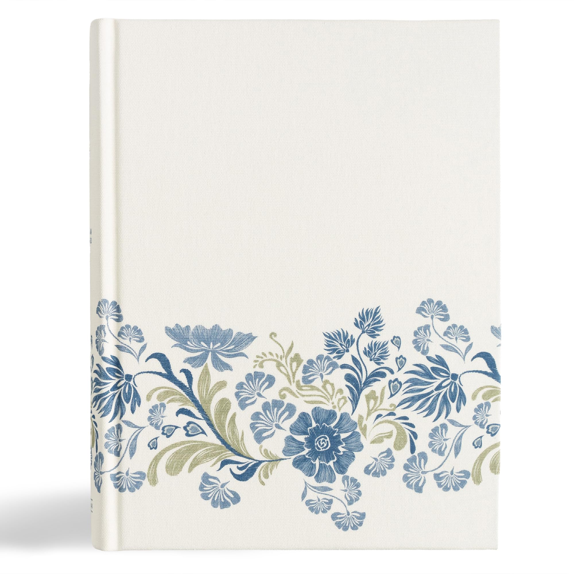 CSB Notetaking Bible, Large Print Edition, Cream Floral Cloth Over Board, Black Letter, Wide Margins, Journaling Space, Single-Column, Reading Plan, Easy-to-Read Bible Serif Type 9798384533405