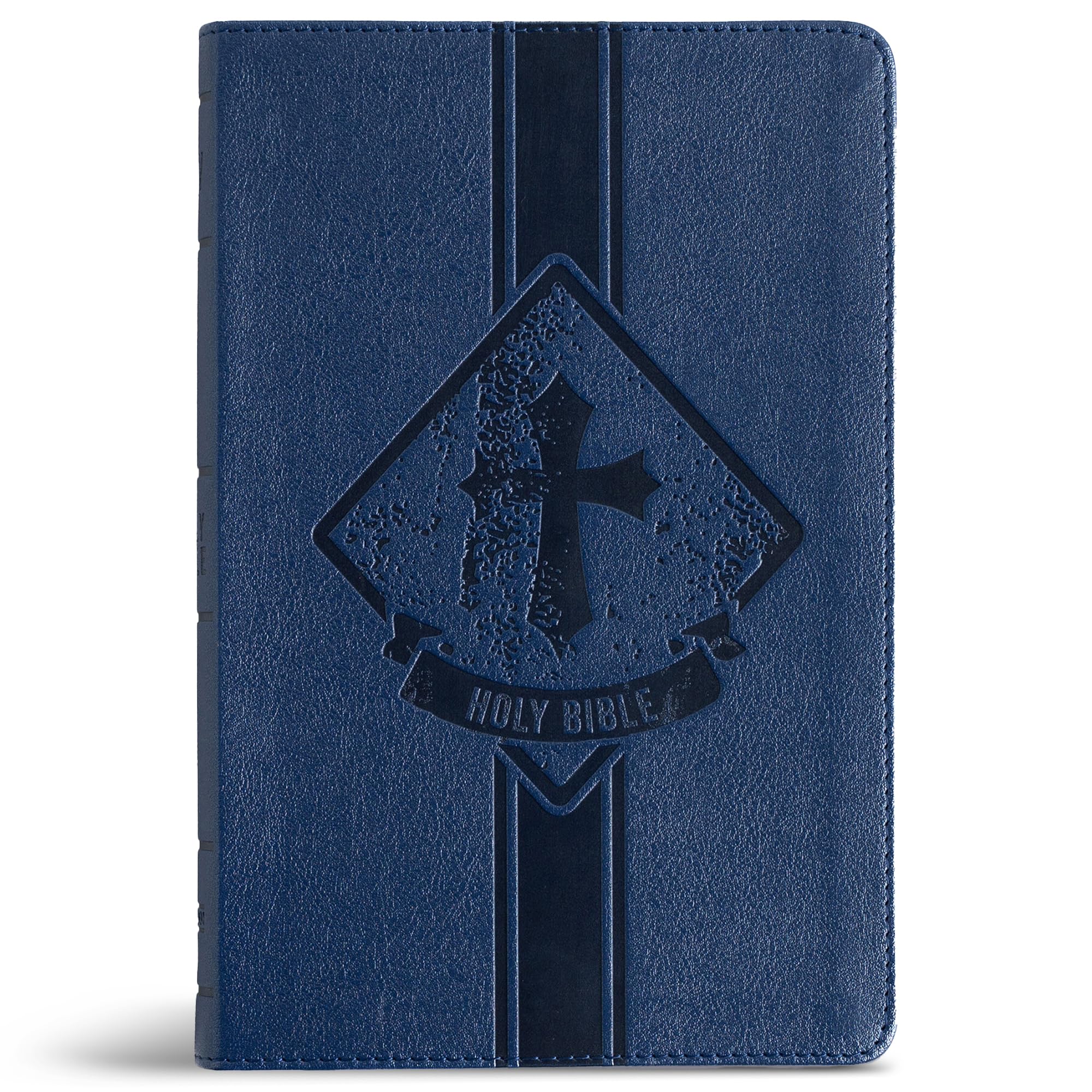 KJV Kids Bible, Thinline Edition, Navy LeatherTouch, Red Letter 9781087774817