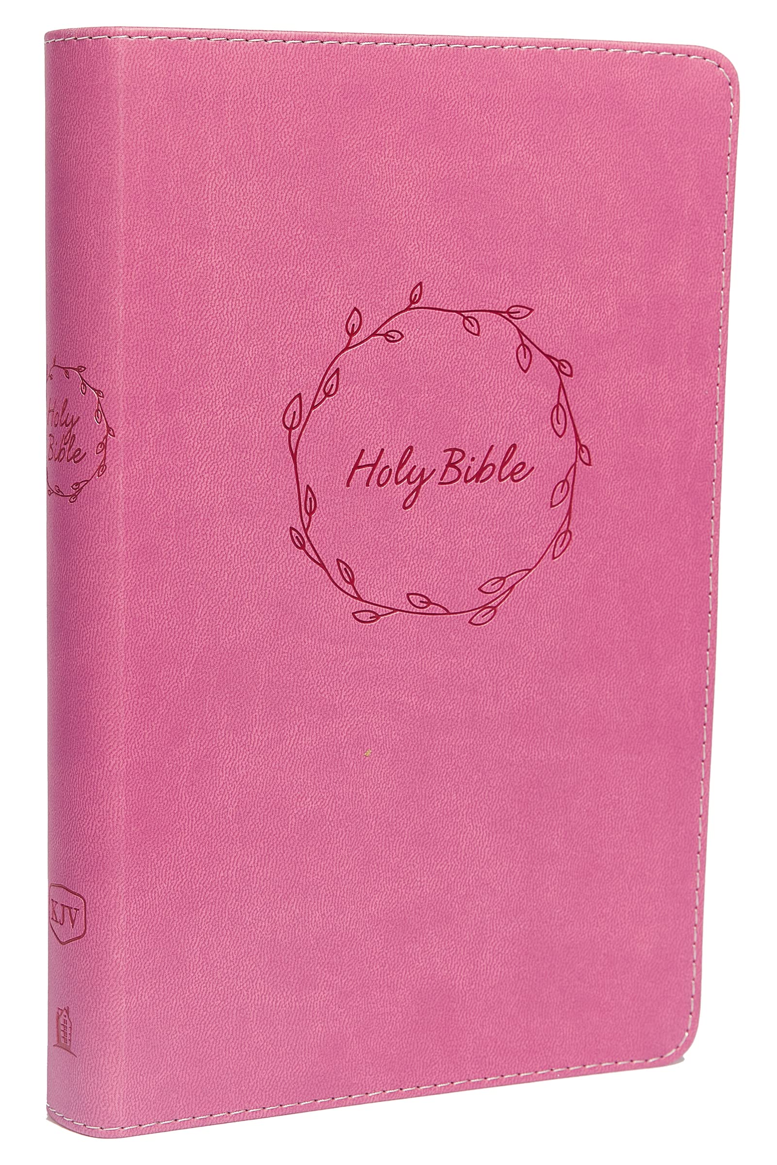 KJV Deluxe Gift Bible Leathersoft Pink Red Letter Edition Comfort Print 9780718097790