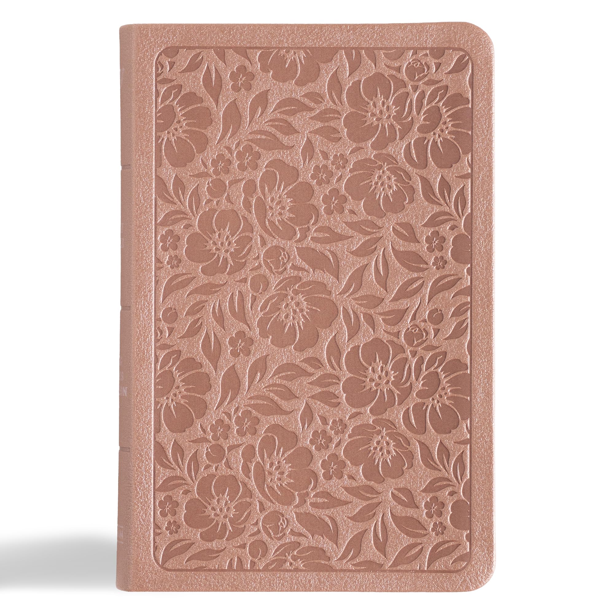 KJV Personal Size Bible, Rose Gold LeatherTouch 9781087751399