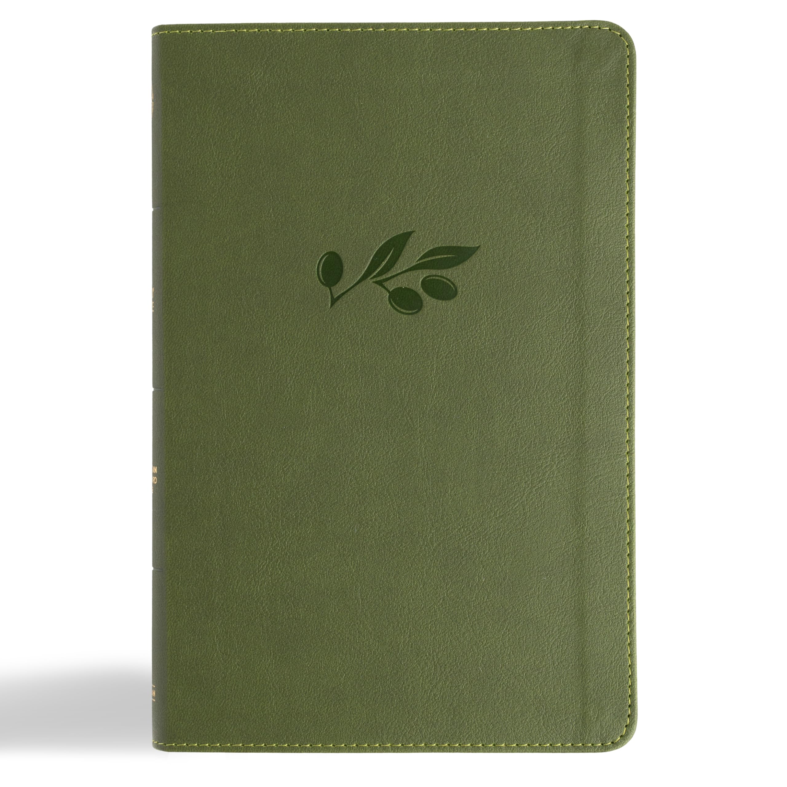 CSB Thinline Bible, Anglicised Edition, Olive LeatherTouch, Black Letter 9798384533535