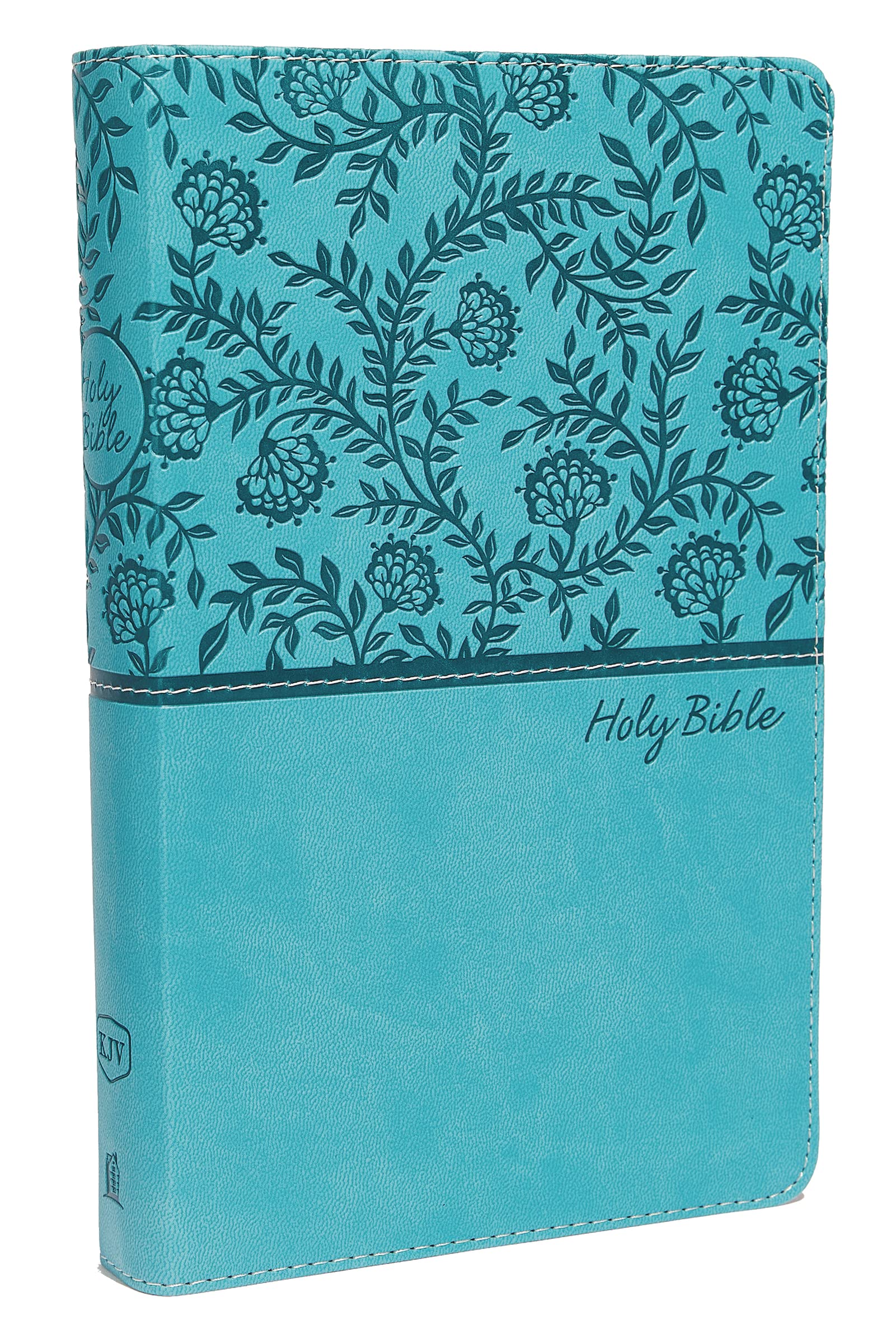 KJV Deluxe Gift Bible Leathersoft Blue Red Letter Edition Comfort Print 9780718097882