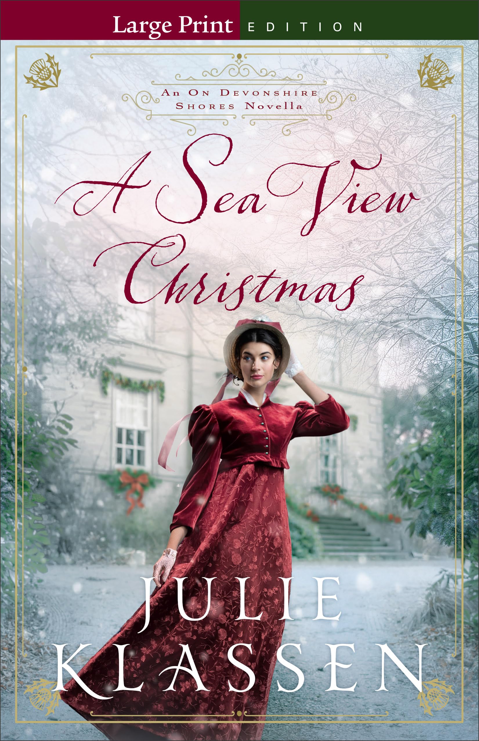 A Sea View Christmas - Large Print (On Devonshire Shores) 9780764246227