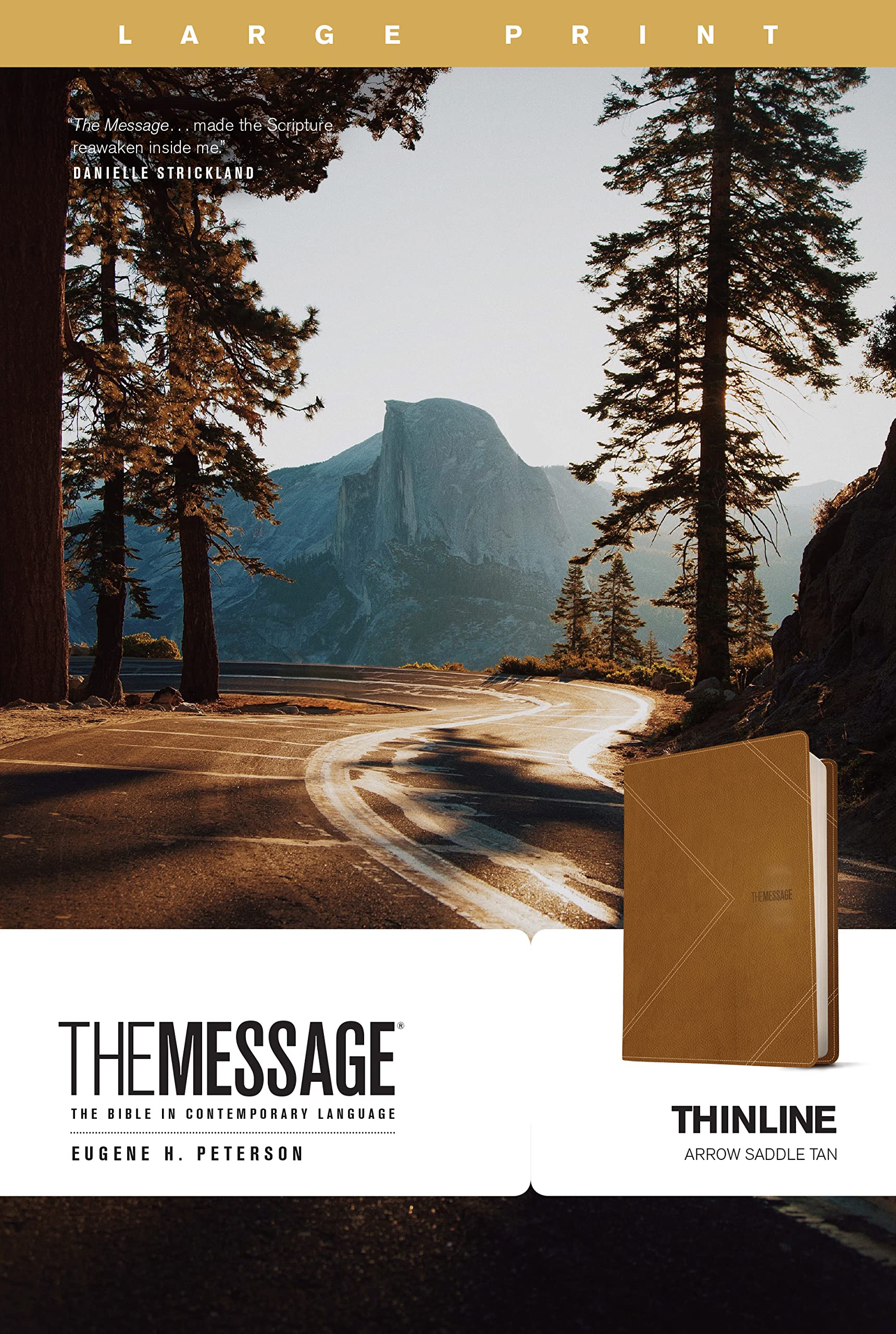 Message Thinline, Large Print (Leather-Look, Arrow Saddle Tan) 9781641585583