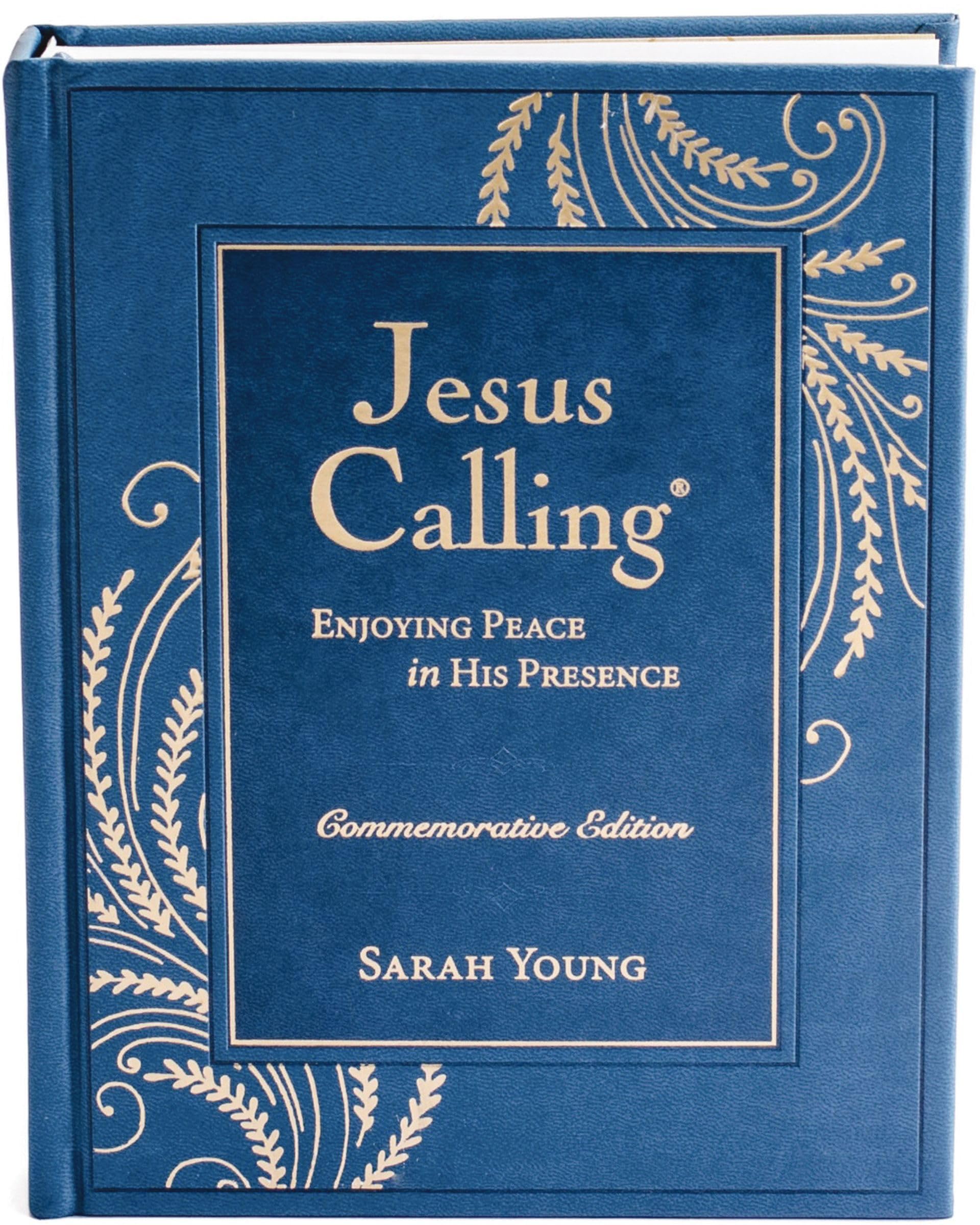 Jesus Calling -NEW- Commemorative Edition: Enjoying Peace in His Presence (A 365-Day Devotional, Includes 12 NEW Bonus Devotions and 12 Letters from the Author) 9781400250813