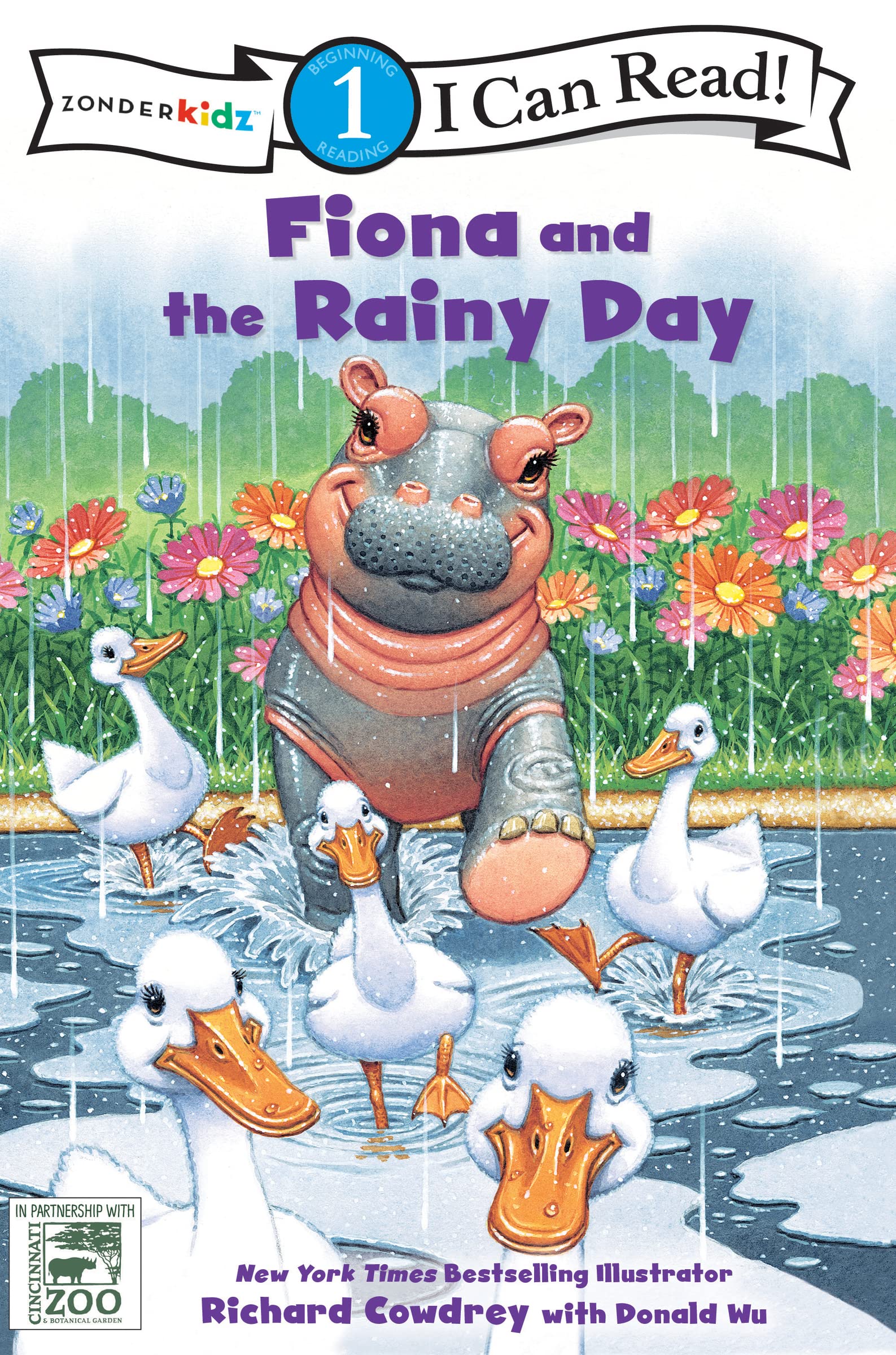 Fiona and the Rainy Day: Level 1 (I Can Read! / A Fiona the Hippo Book) 9780310771036