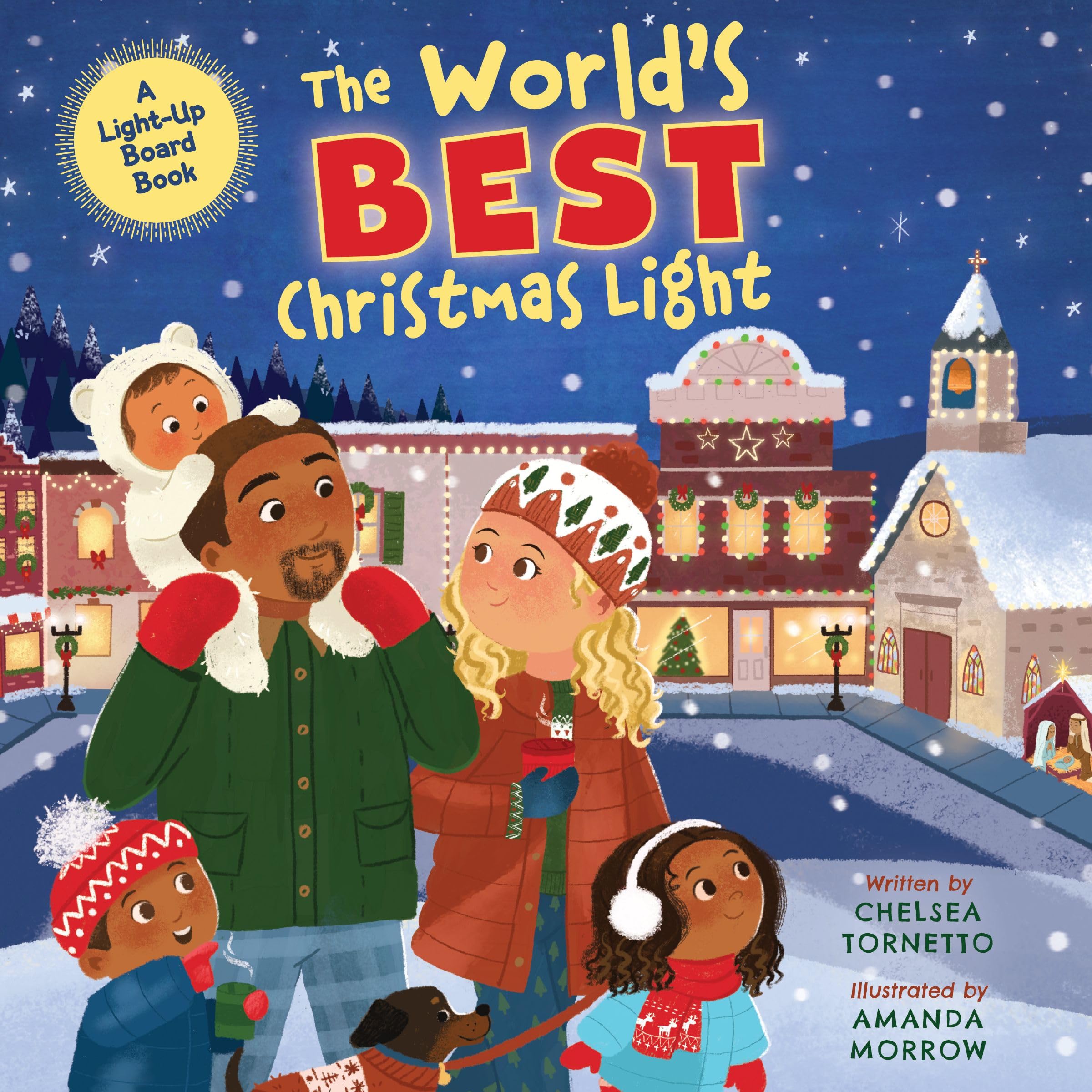 The World's Best Christmas Light: A Light-Up Board Book 9780310168430