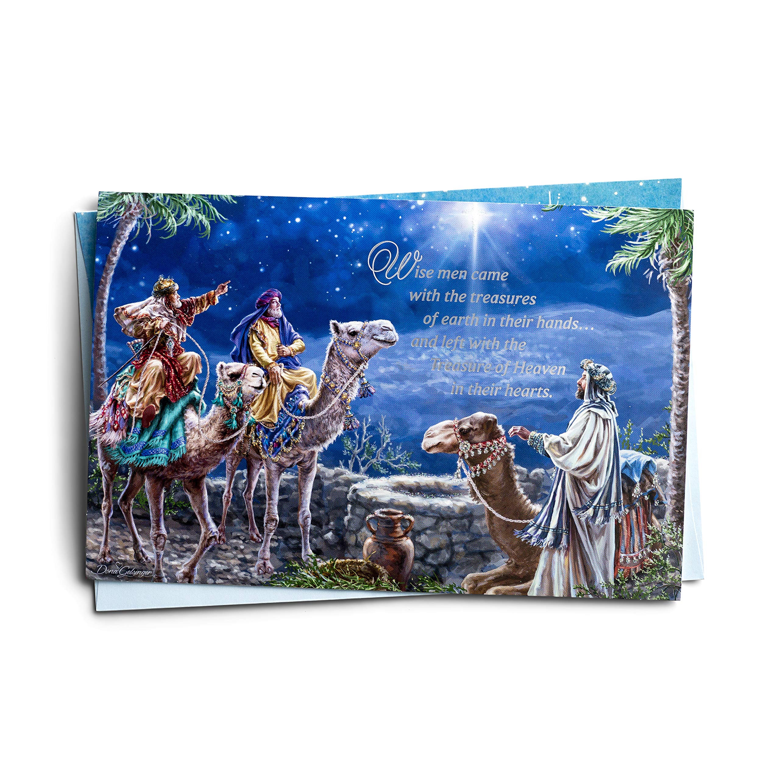 Dayspring Wise Men Came With Treasures - 18 Christmas Premium Boxed Cards 81983686757