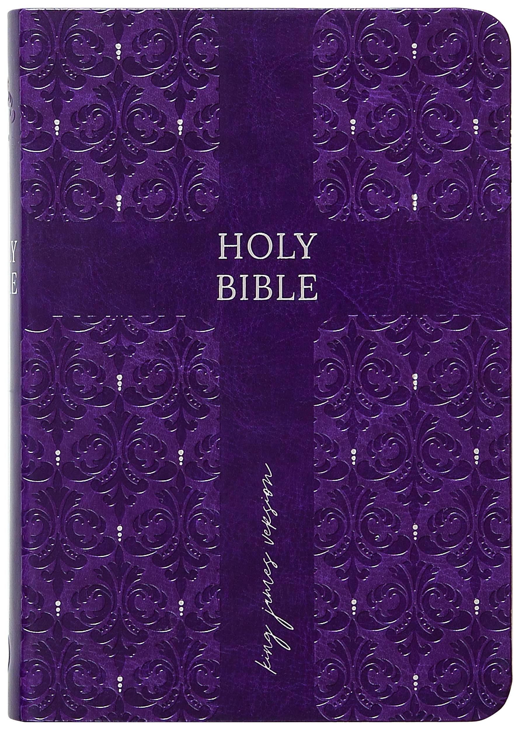 KJV Holy Bible: Amethyst (Purple), Compact Large Print (8-pt.) - Thumb Indexed, Faux Leather 9781424565542