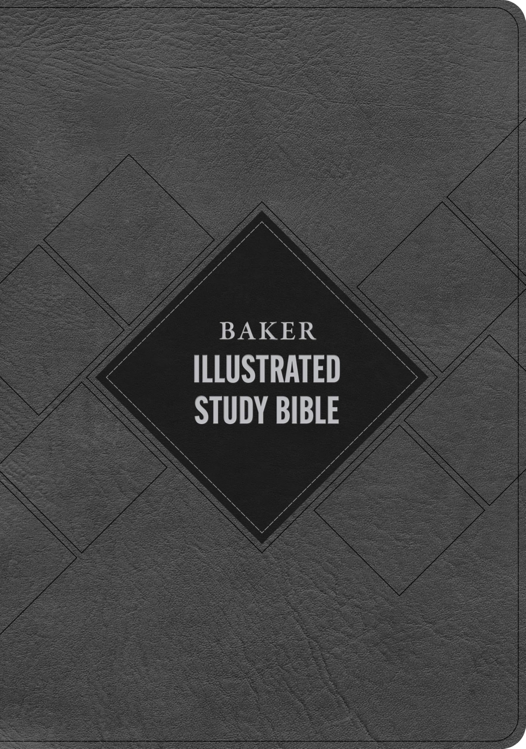 CSB Baker Illustrated Study Bible, Charcoal LeatherTouch, Red Letter, Full Color Interior, Study Note Commentary, Articles, Images, Illustrations, Reconstructions, Definitions, Outlines, Maps 9798384540212