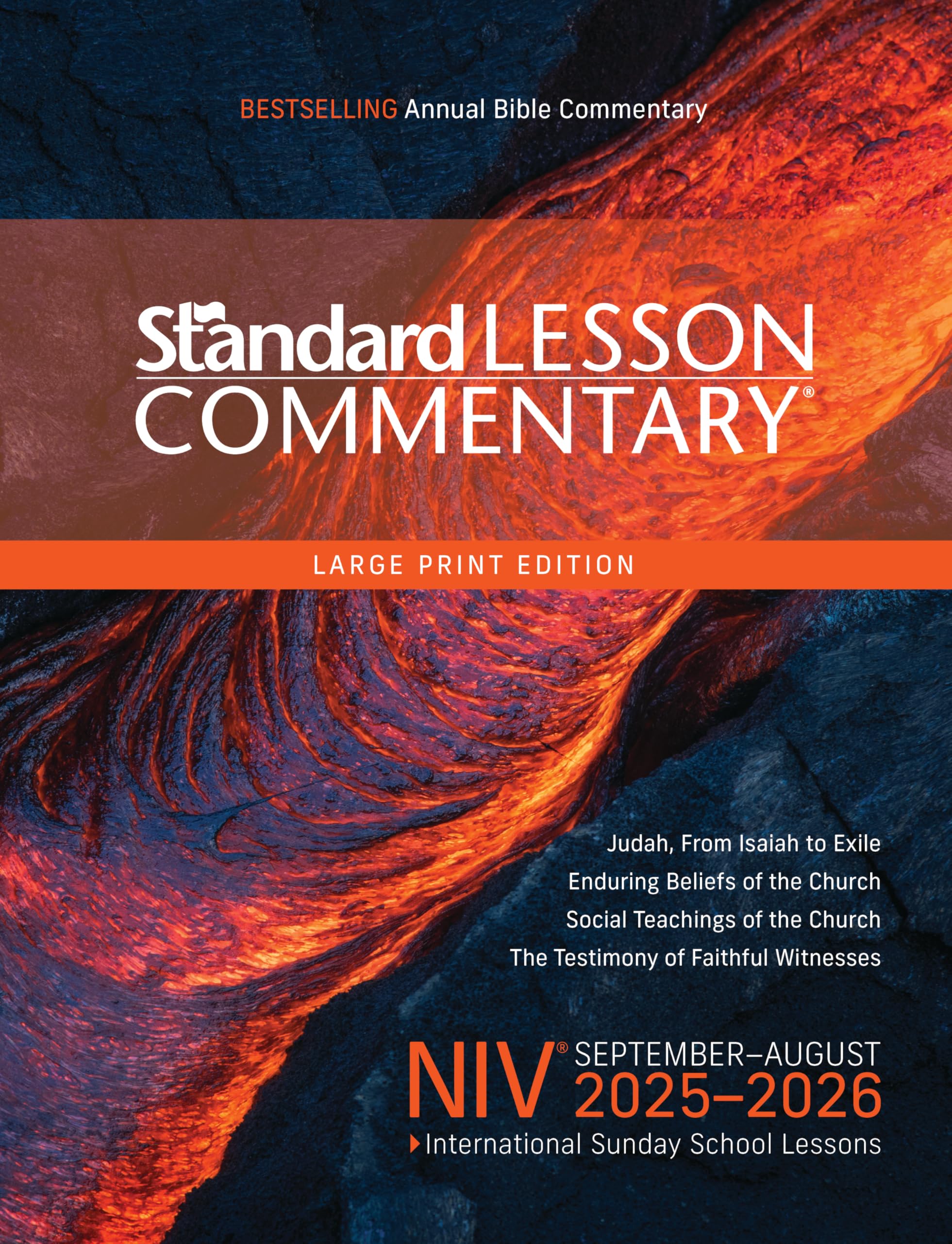 NIV Standard Lesson Commentary 2025-2026-Large Print Edition 9780830787654