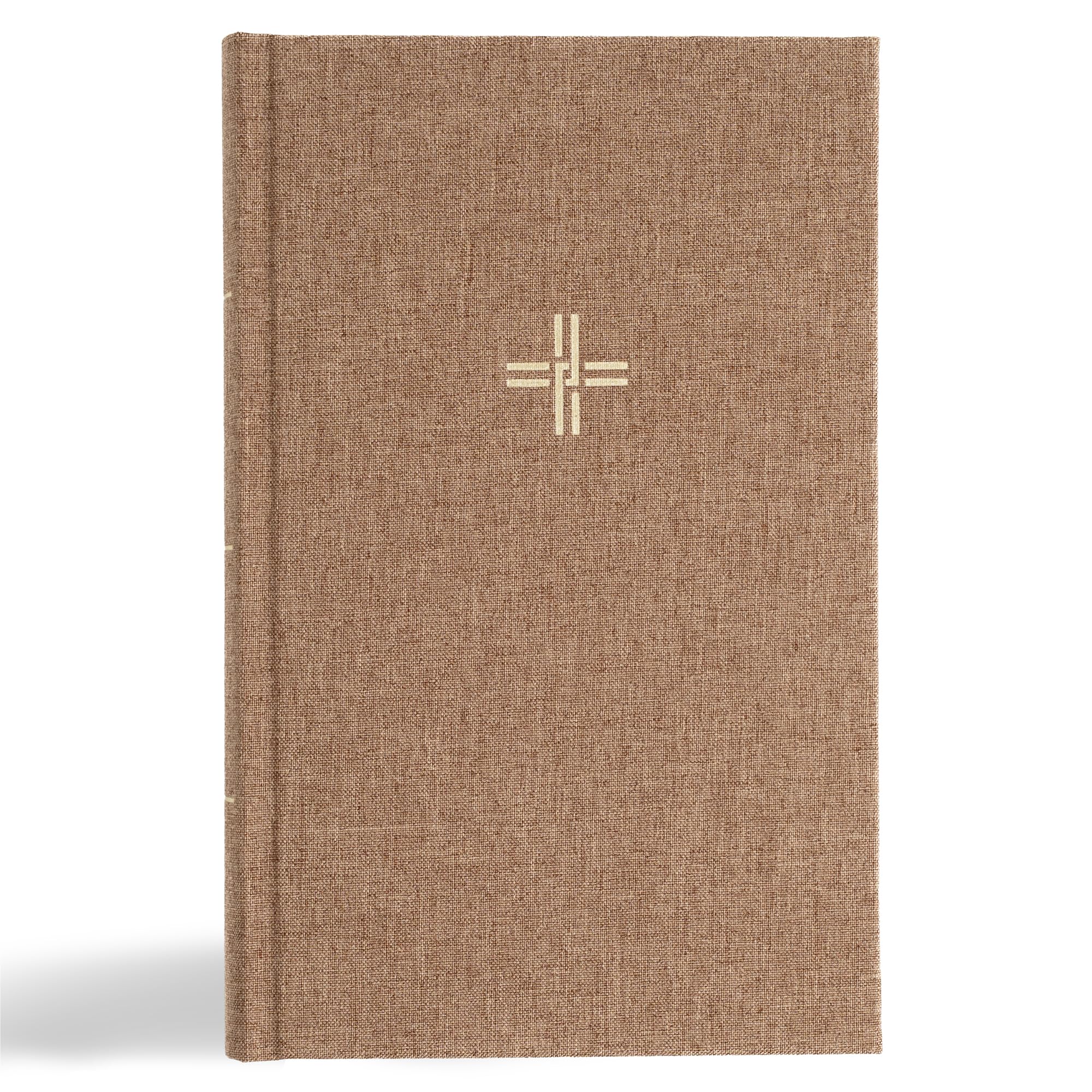 CSB Single-Column Personal Size Reference Bible, Brown Cloth Over Board, Black Letter, Cross-References, Footnotes, Easy-to-Read Bible Serif Type