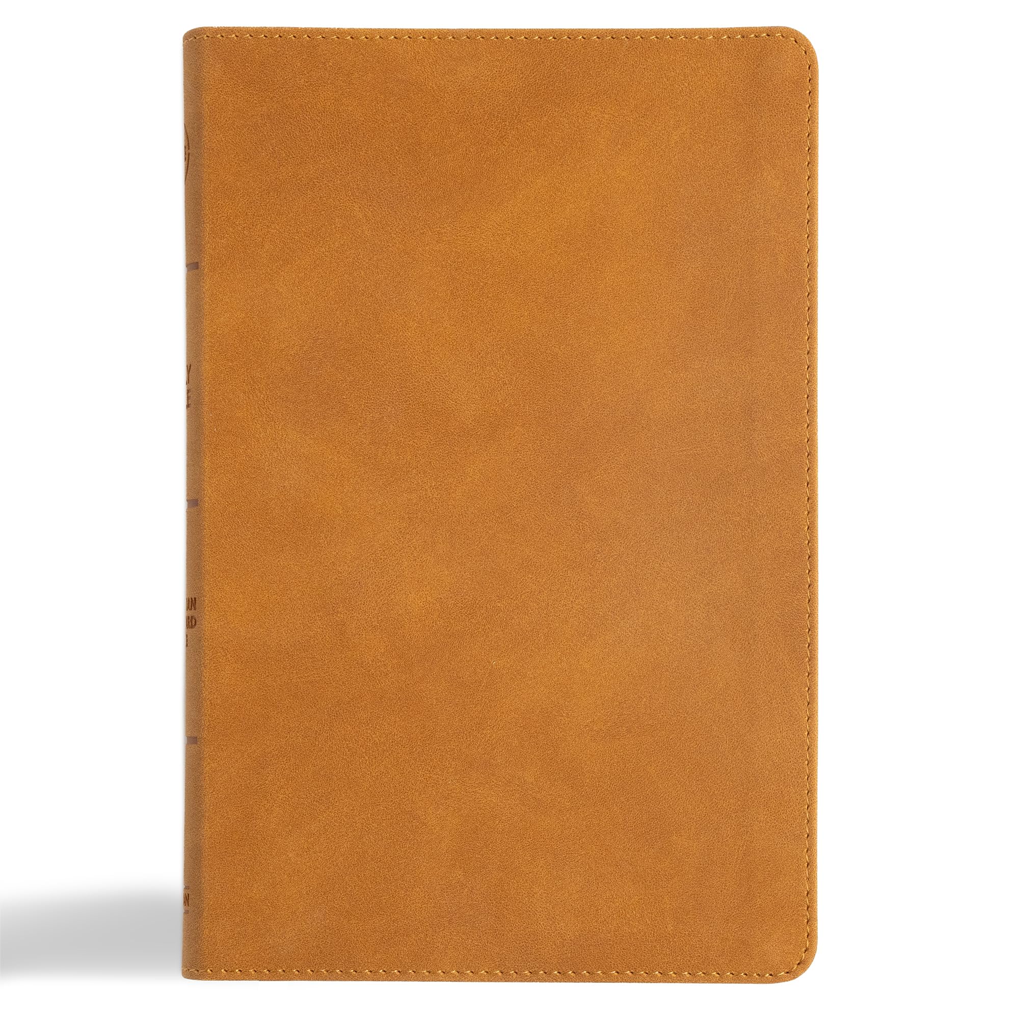 CSB Thinline Bible, Digital Study Edition, Camel SuedeSoft LeatherTouch, Red Letter, Easy-to-Read Bible Serif Type 9798384509424