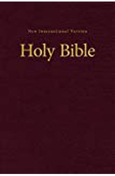 NIV Pew and Worship Bible Hardcover Burgundy Comfort Print 9780310446286