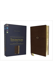 NIV Thompson Chain-Reference Bible, Leathersoft, Brown, Red Letter, Comfort Print 9780310460671