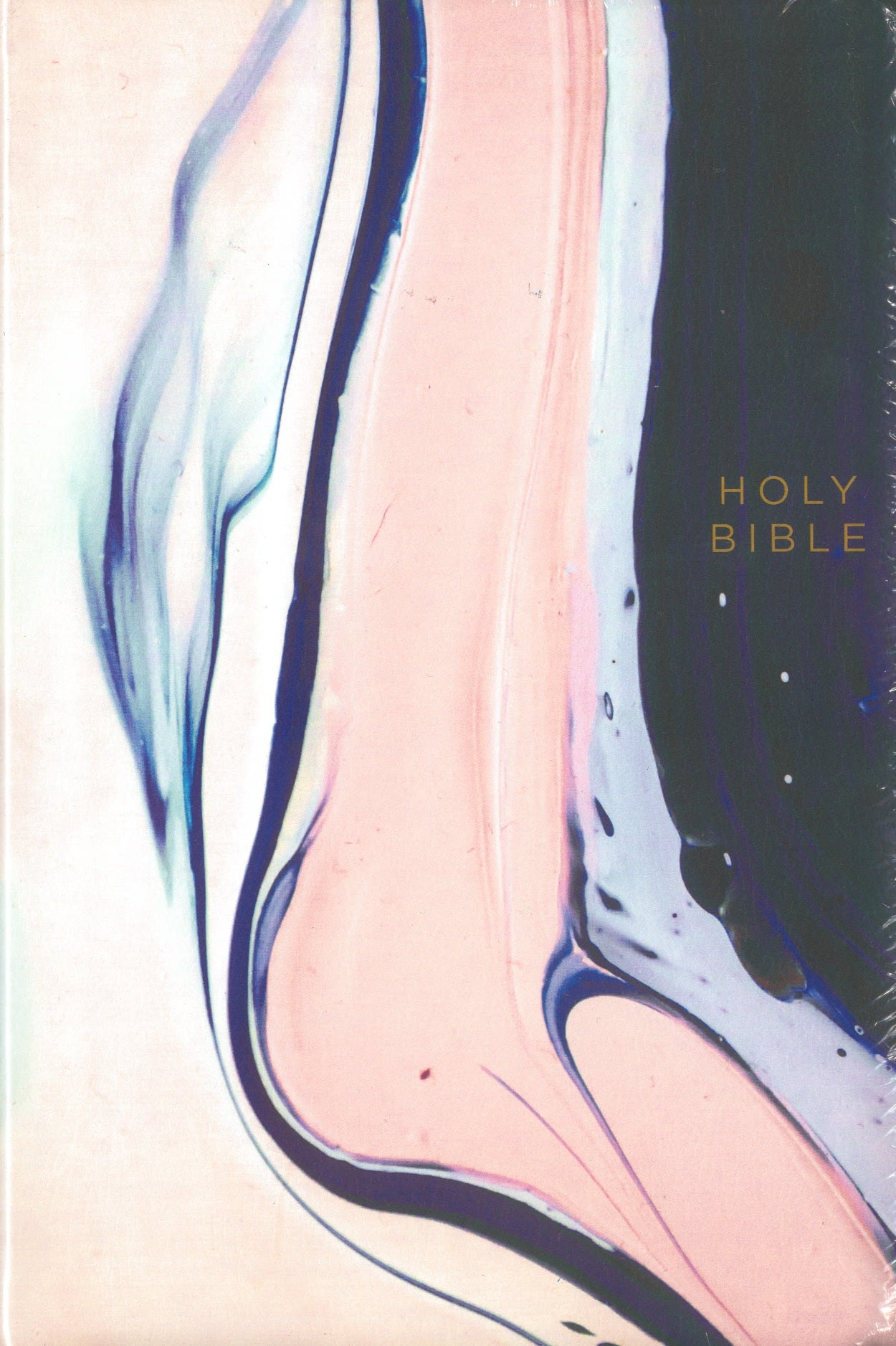 NIV Bible Giant Print, Indexed, Leathersoft, Marble Pink & Blue 9780310466963