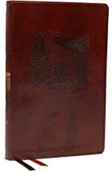 NET Bible, Thinline Art Edition, Large Print, Leathersoft, Brown, Comfort Print 9780785244424