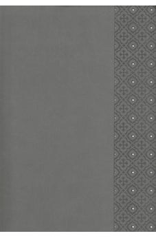 CSB Super Giant Print Bible Gray Leathertouch