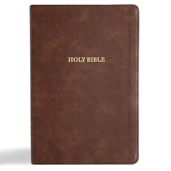 CSB Grace Bible, Brown LeatherTouch, Large Print, Dyslexia-Friendly, Inclusive Grace Typeface 9798384518242